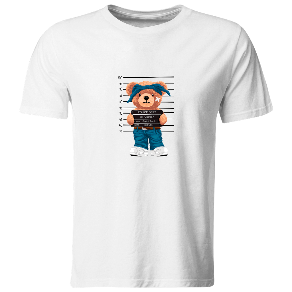 Playera Individual Lktb29. Teddy Oso Bear. Police Dept