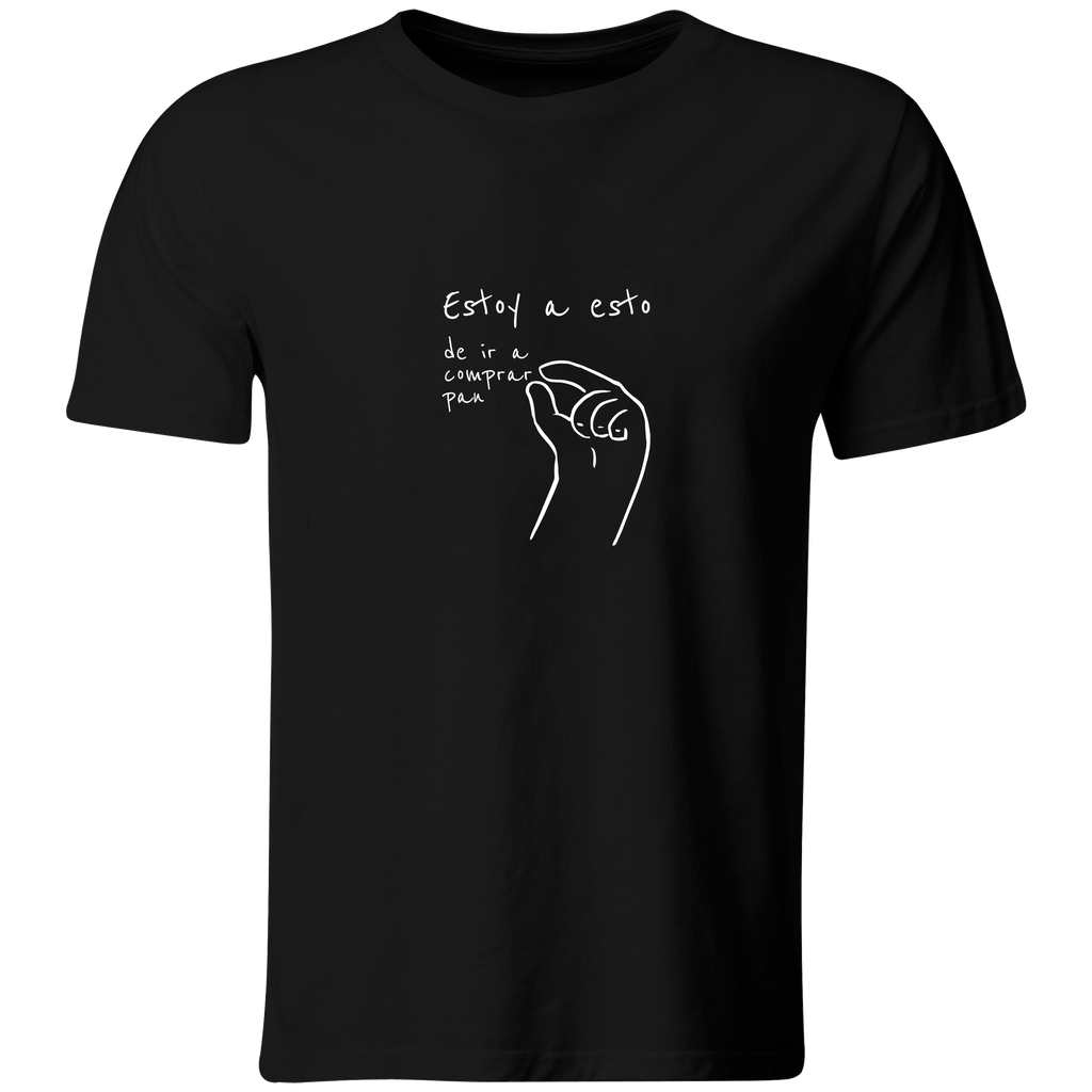 Playera Color ic169. Frase meme "Ir a comprar pan" dieta