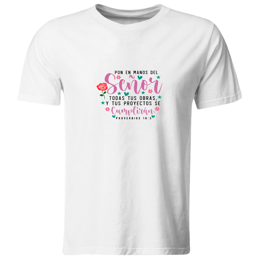 Playera Religiosa Rg81. Versiculo Bíblico Cristiana Católica