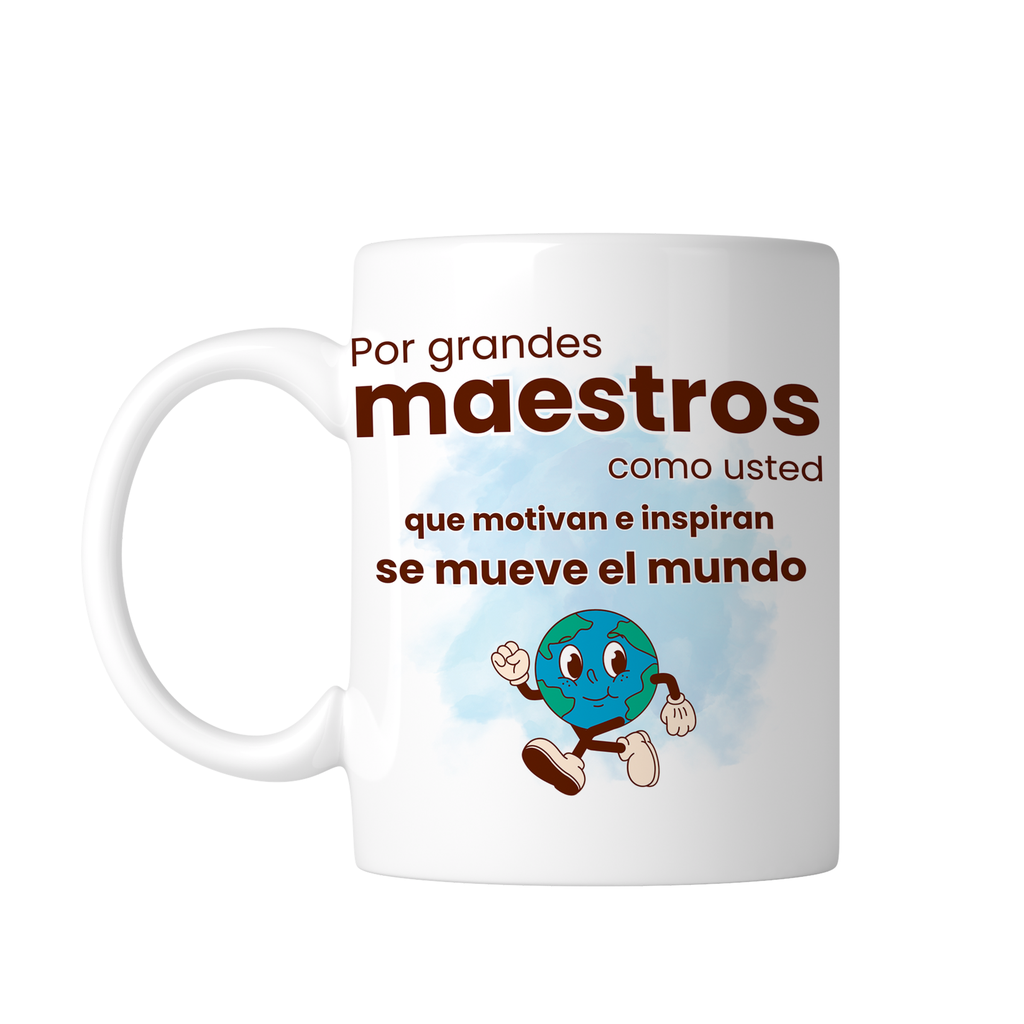 Taza Blanca Tpm40. Por grandes maestros como usted