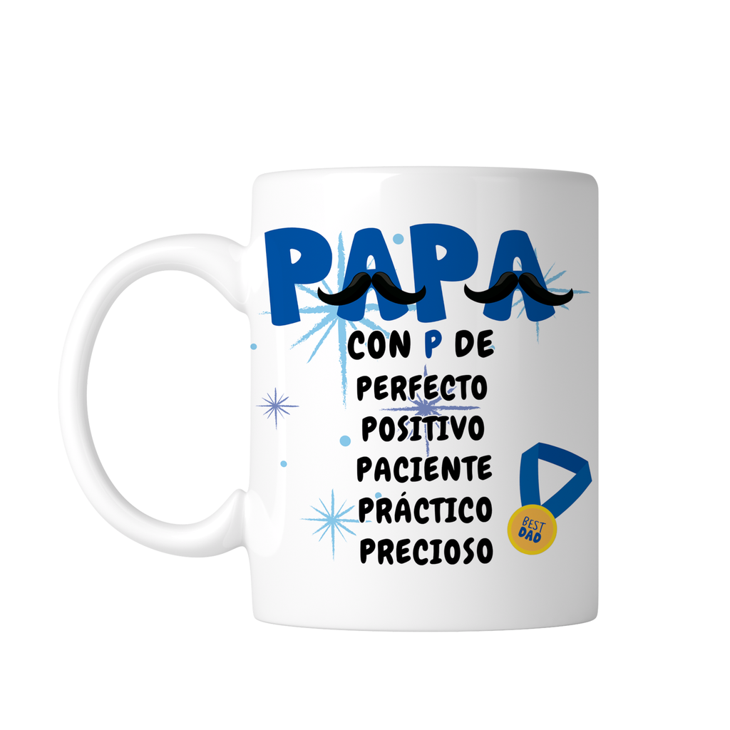 Taza Tae204. Papá Anime Frases Divertidas Padre