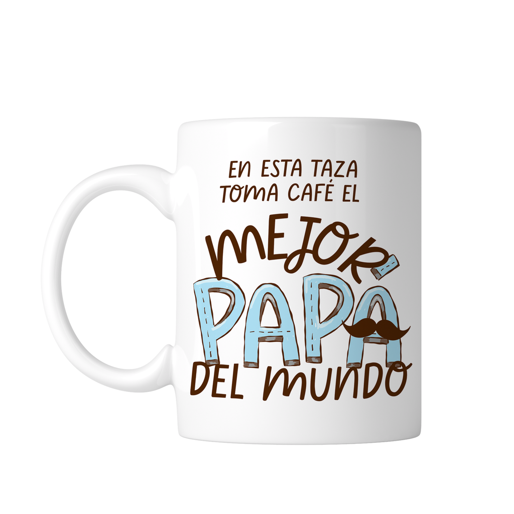 Taza Tae208. Papá Anime Frases Divertidas Padre