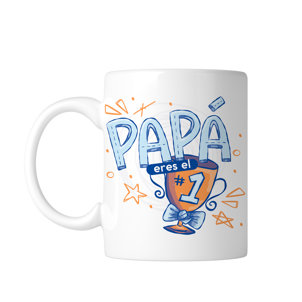 Taza Tae210. Papá Anime Frases Divertidas Padre