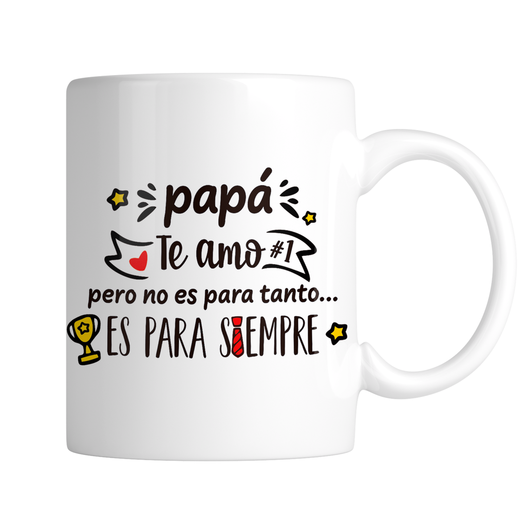 Taza Tae213. Papá Anime Frases Divertidas Padre 
