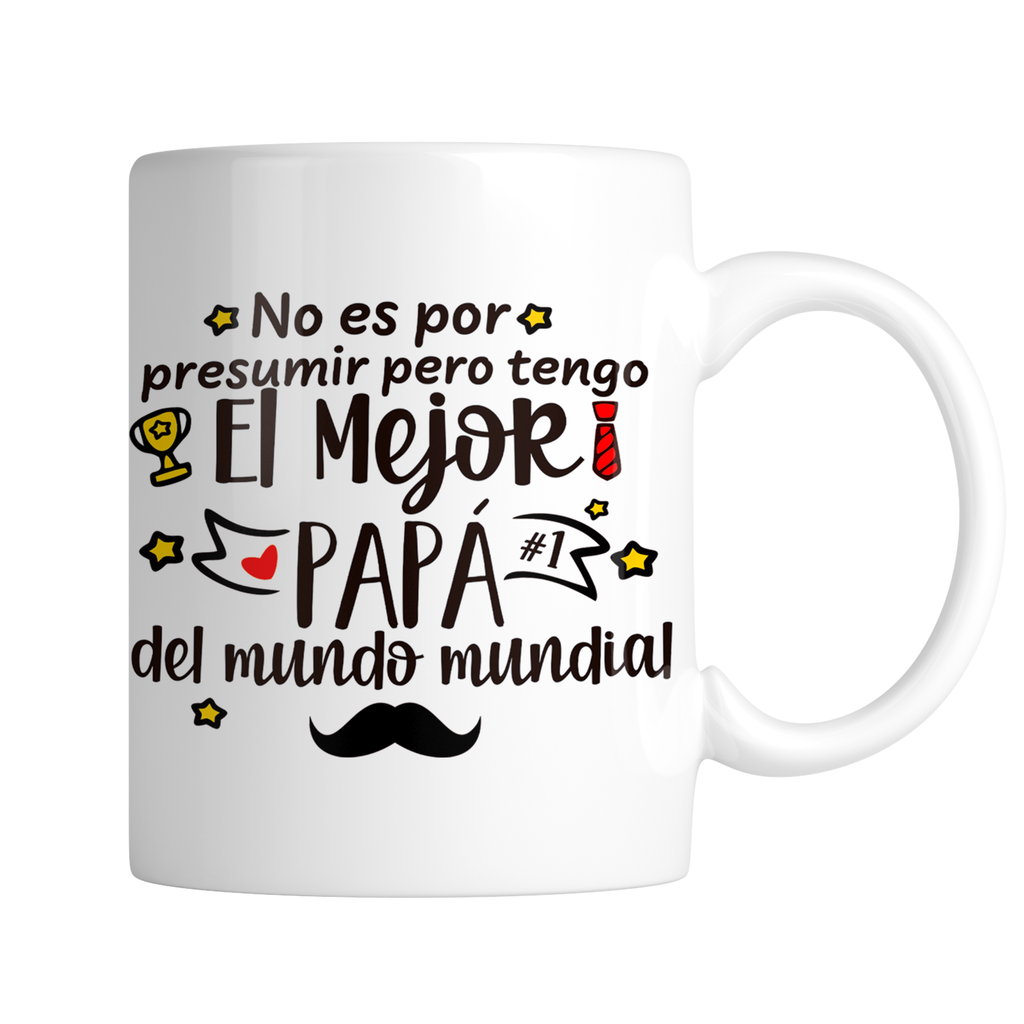 Taza Tae215. Papá Anime Frases Divertidas Padre 