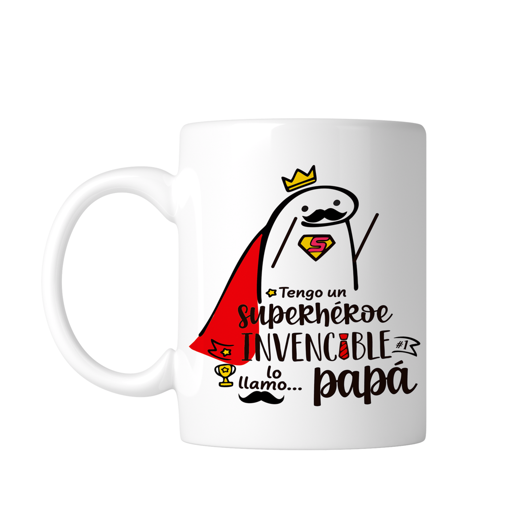 Taza Tae217. Papá Anime Frases Divertidas Padre 