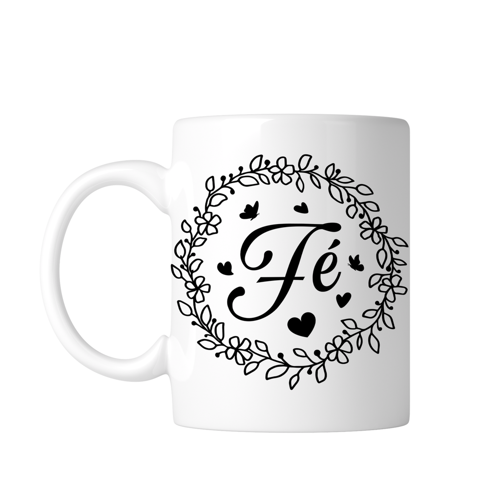 Taza Blanca 11 Oz Fc69. Frase Cristiana Religiosa