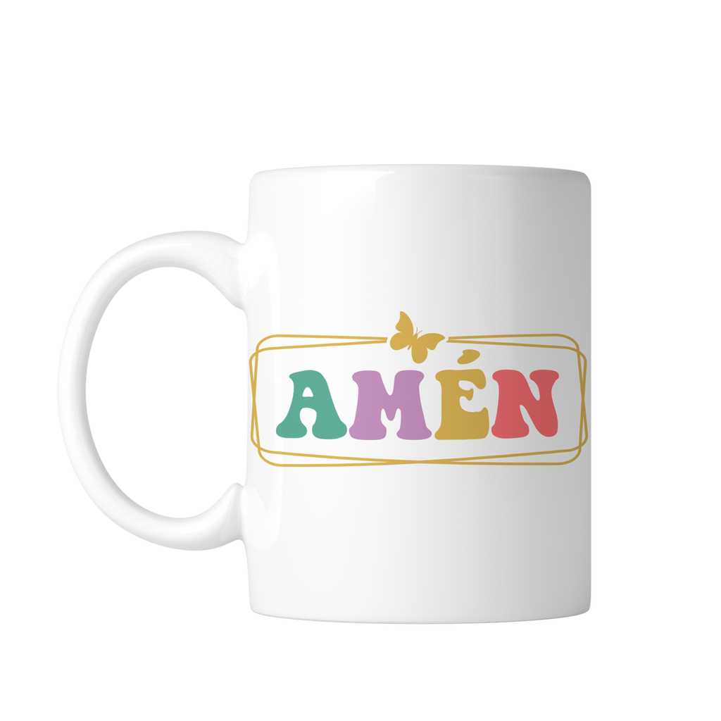 Taza Blanca 11 Oz Fc71. Frase Cristiana Religiosa