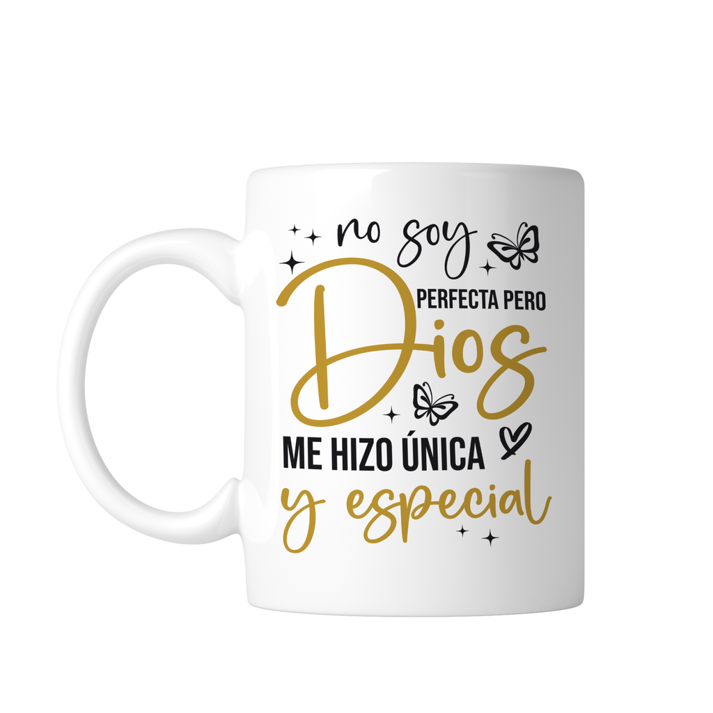 Taza Blanca 11 Oz Fc84. Frase Cristiana Religiosa