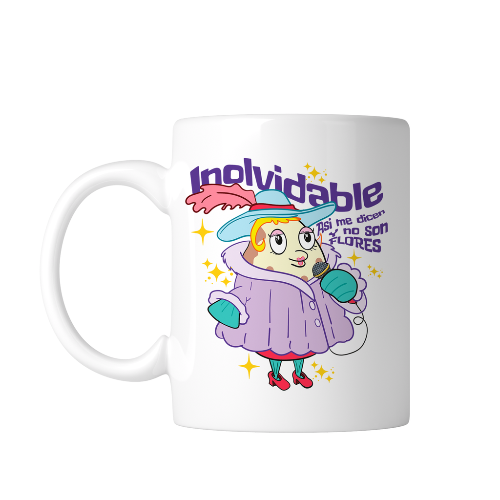 Taza blanca 11 oz. LK868 Corridos Norteña Norteño meme Bob Esponja canciones