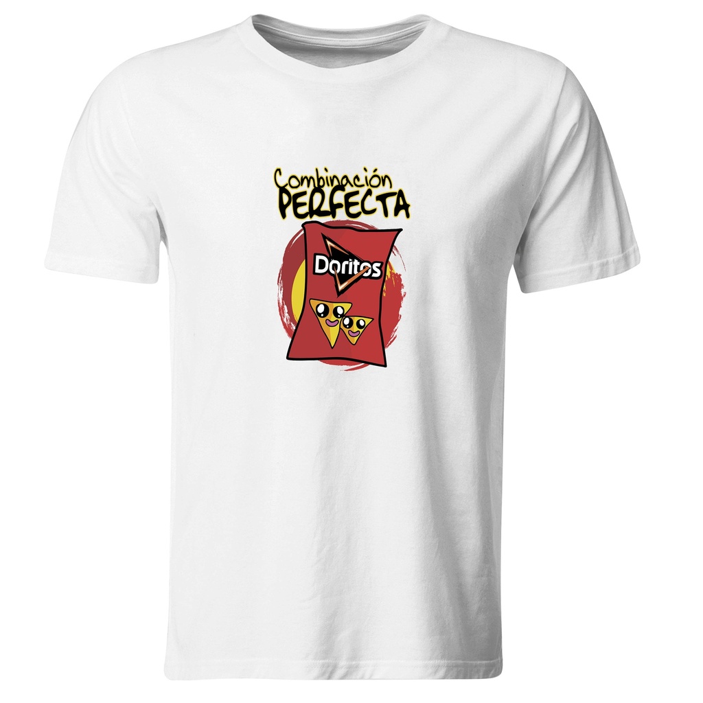 [Aa89] Playera parejas: Pareja perfecta “Doritos y Cola” (1/2)