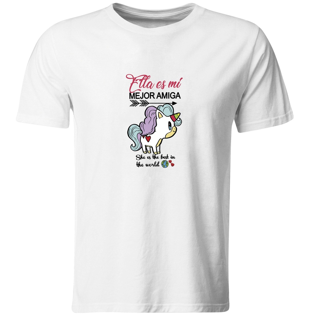 [Aa44] Playera best friends: unicornio ella es mi mejor amiga (1/2)