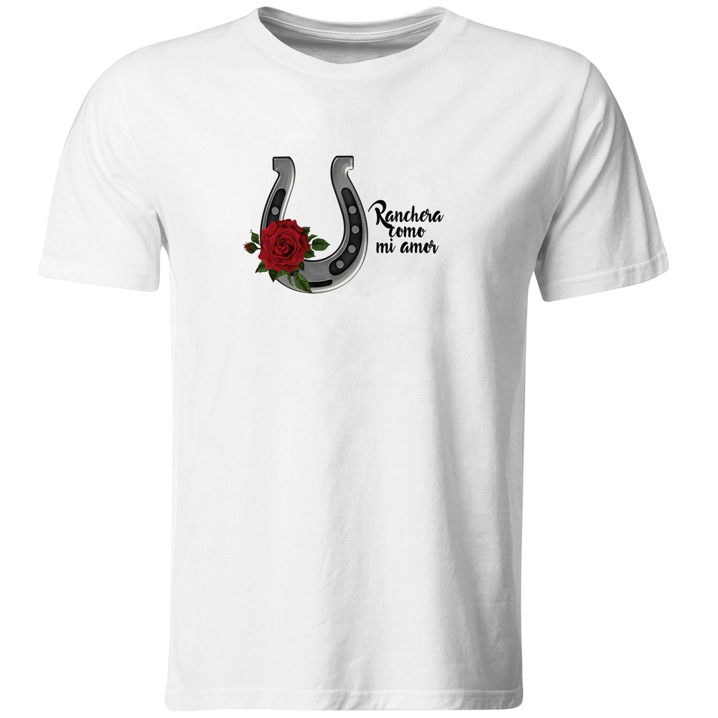 Playeras parejas:  Soy ranchero, ranchera como mi amor. (1/2)