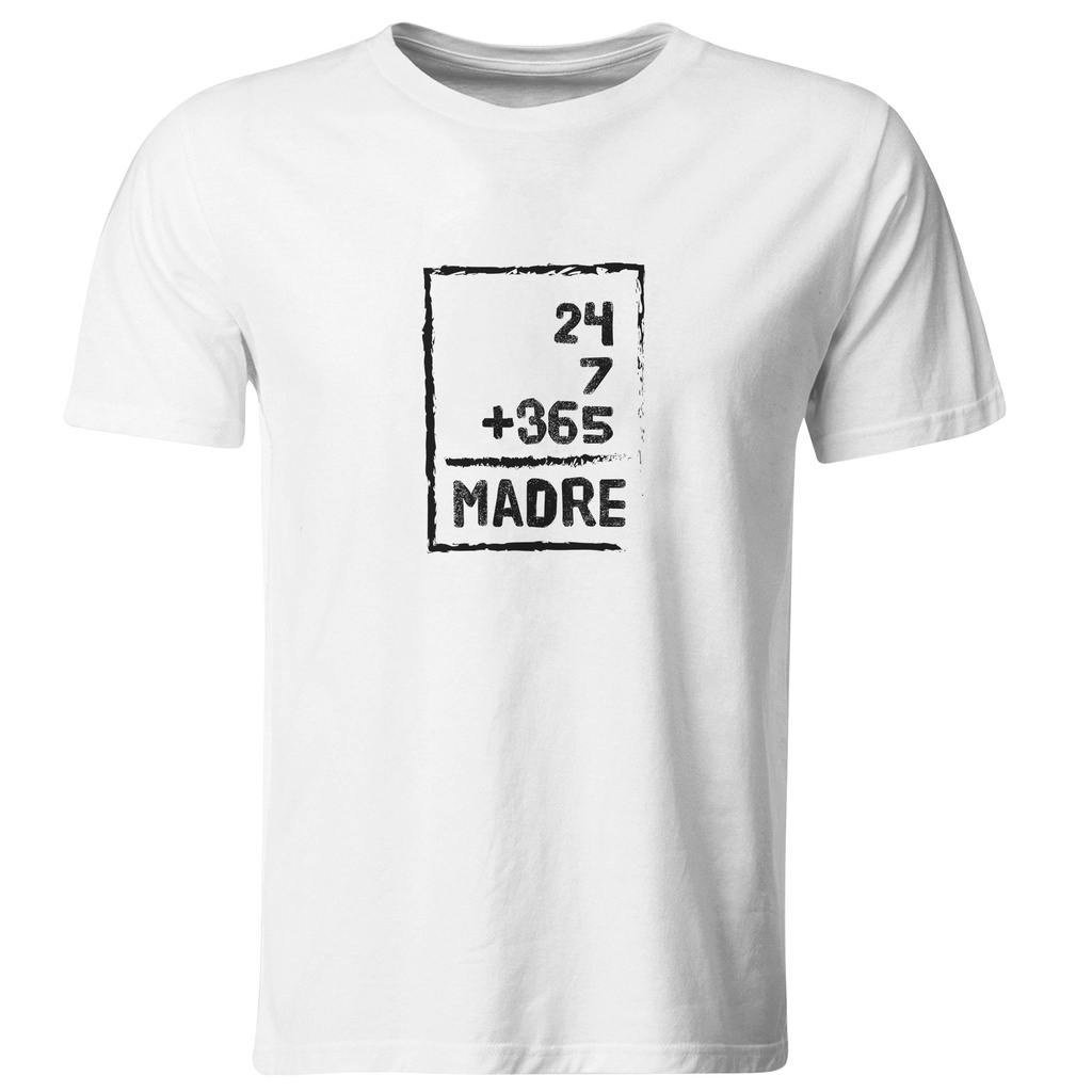 Playera día de las madres. 24/7/375 = Madre