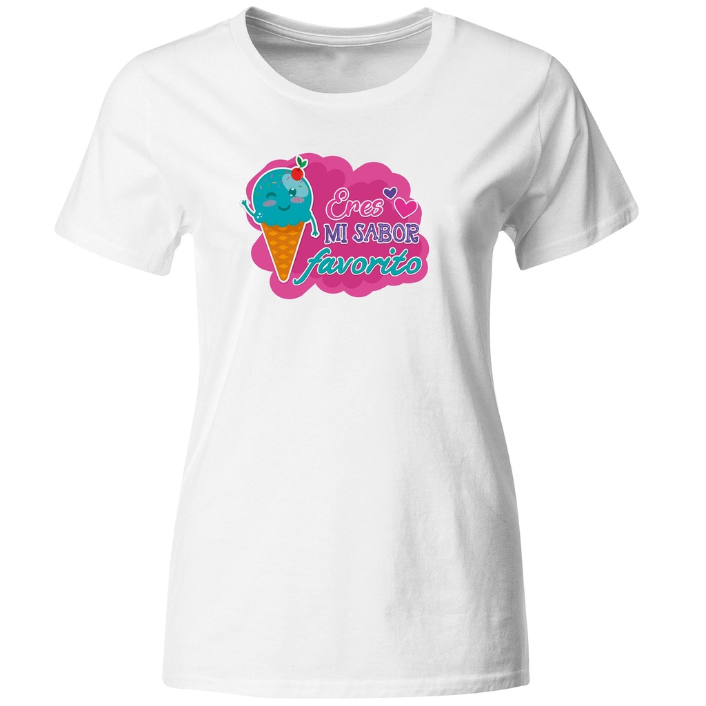 Playeras parejas:  Eres mi sabor favorito. (2/2)