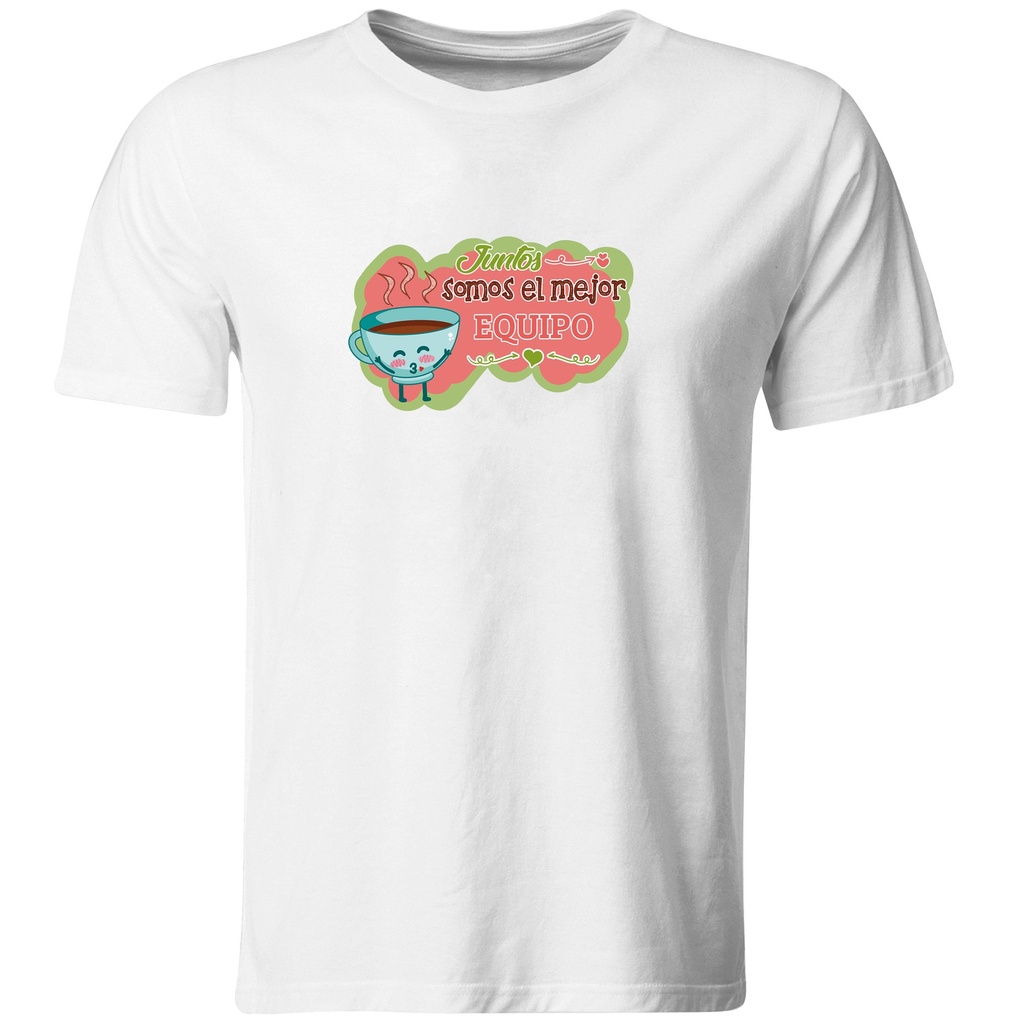 Playeras parejas:  Juntos somos el mejor equipo.(2/2)