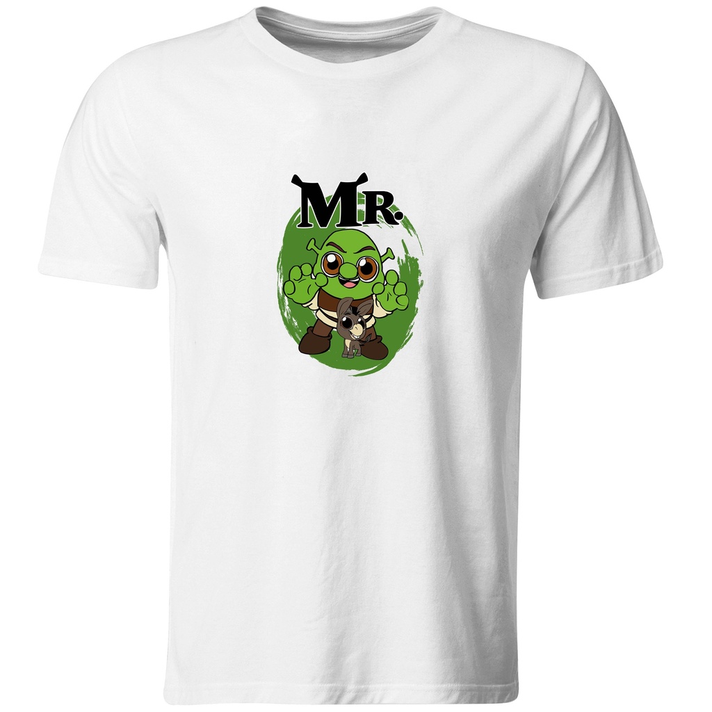 Playeras parejas:  Shrek y Fiona, Mr & Mrs.(1/2)