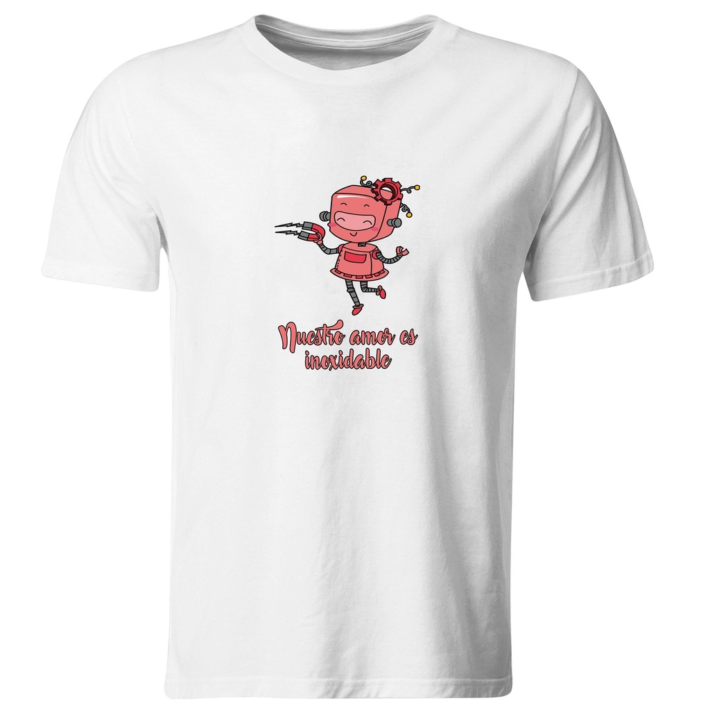 Playeras parejas:  Robot. Nuestro amor es inoxidable. (2/2)
