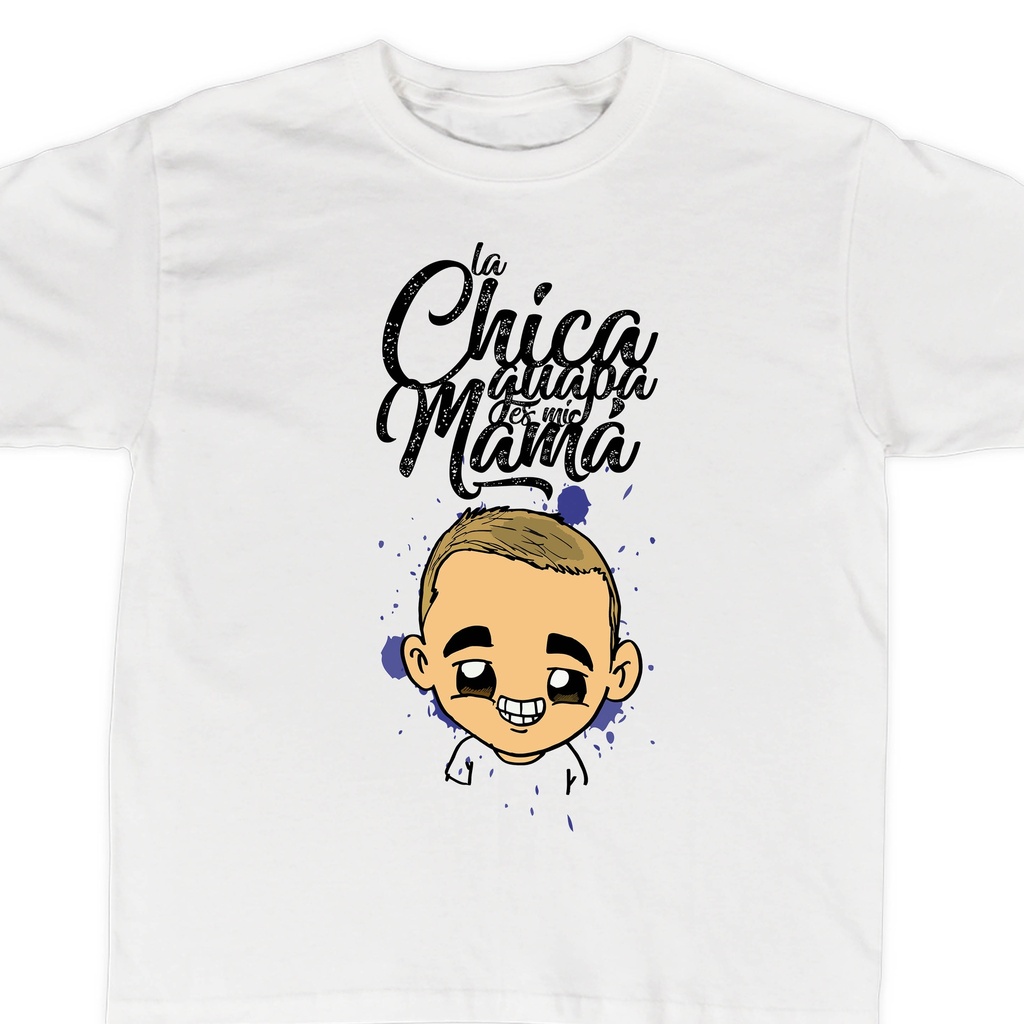 Playeras mamá e hijos:  Chica guapa | La chica guapa es mi mamá. (2 de 5)