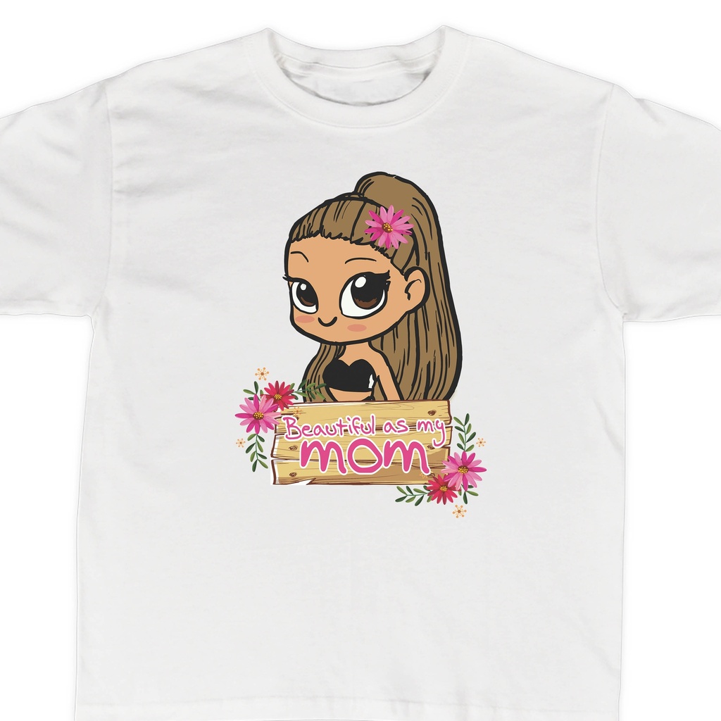 Playeras mamá e hijos:  Beautiful as my mom. (2 de 2)