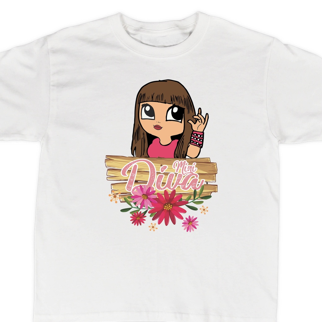 Playeras mamá e hijos:  Diva | Mini diva rockera. (2 de 2)