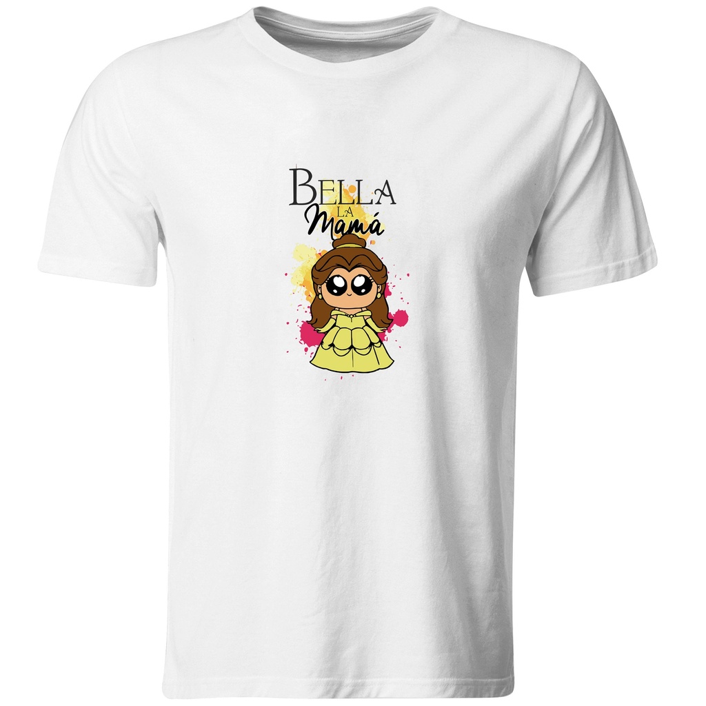Playeras mamá e hijos:  Bella la mamá | Bella la hija. (1 de 2)