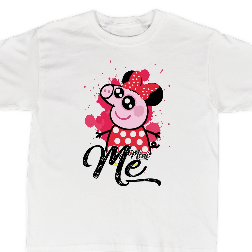 Playeras mamá e hijos:  Me | Mini me. Cerditas. (2 de 2)