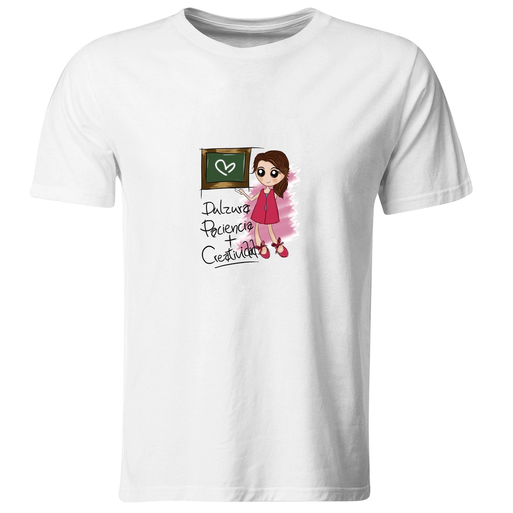 Playeras maestros. Dulzura, paciencia + creatividad