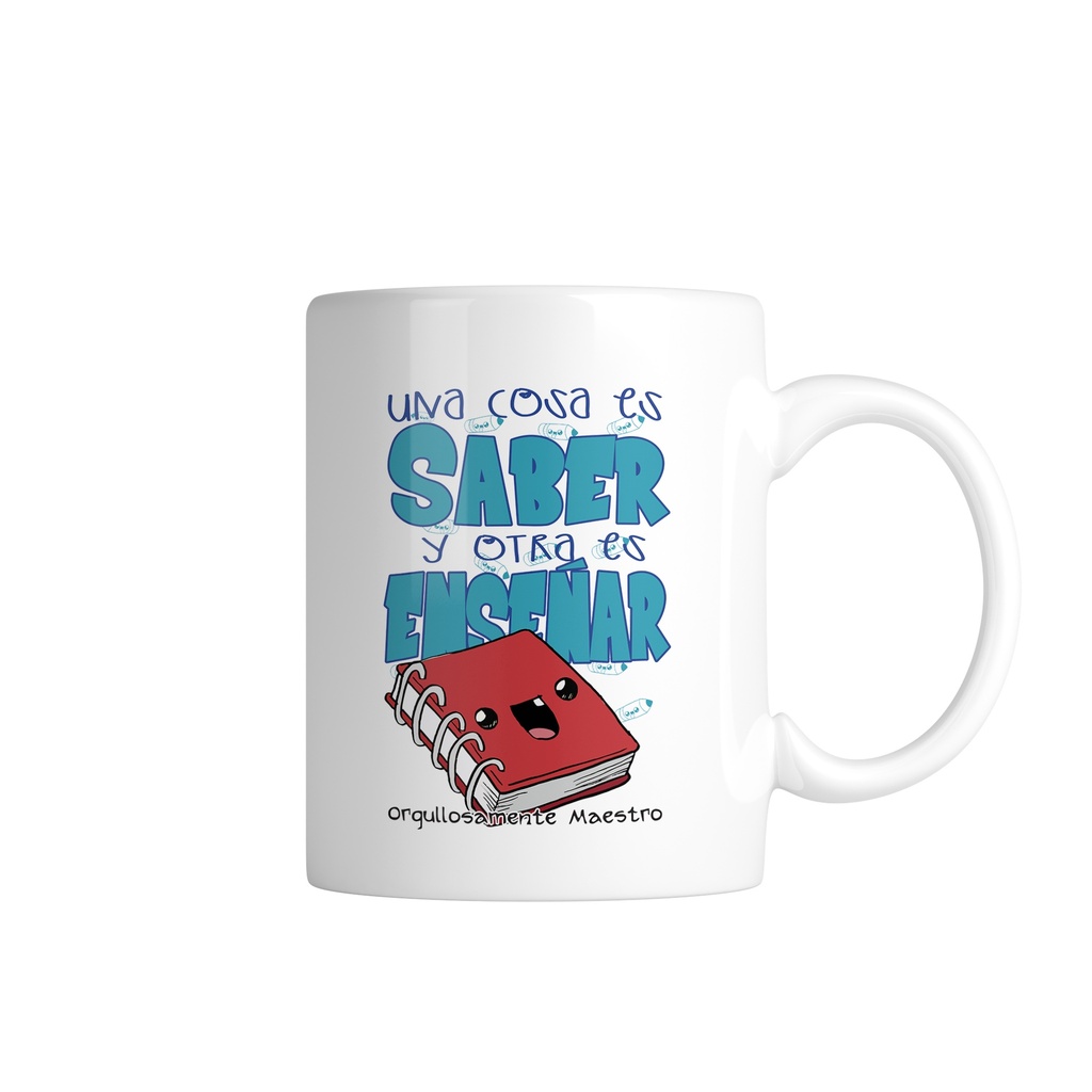 Taza orgullosamente maestro