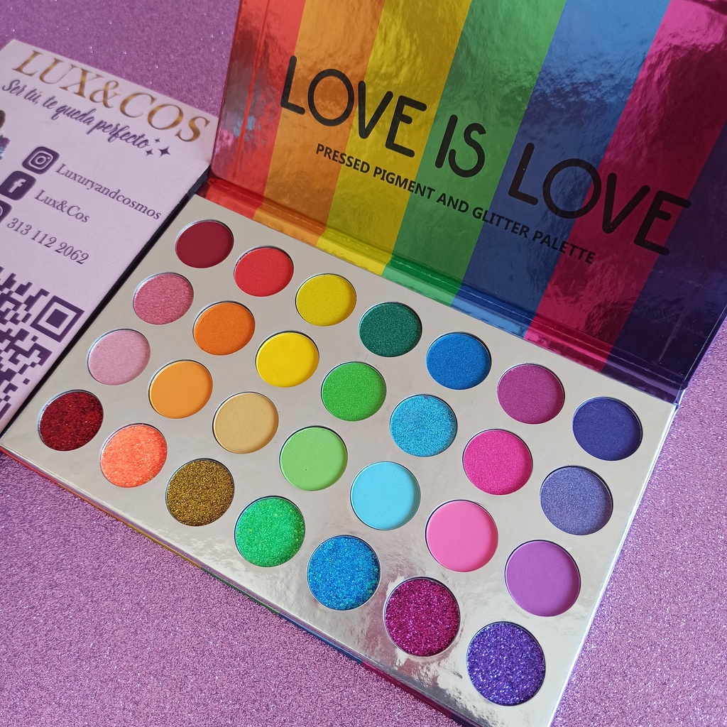 Sombras para ojos: Love is love