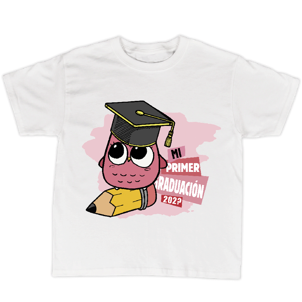 Playera graduación  gr68. Mi primer graduación
