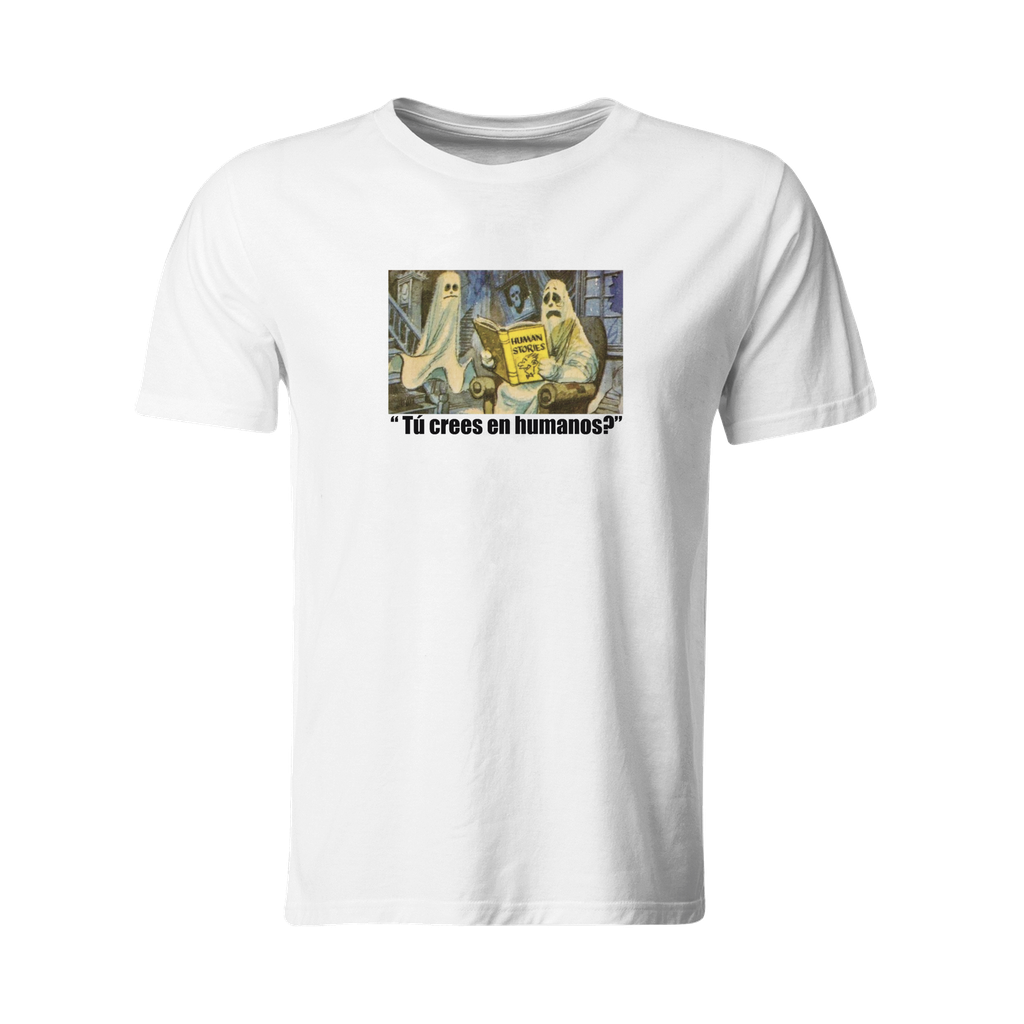 Playera Individual lk318. Tú crees en los humanos. Meme animE