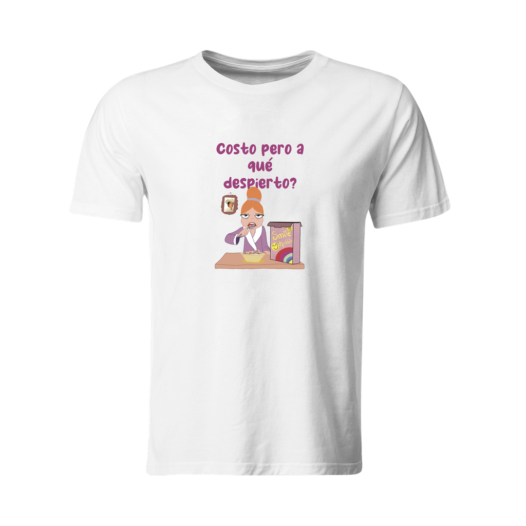 Playera Individual Lk319. Meme Anime. Costo A Qué Despierto
