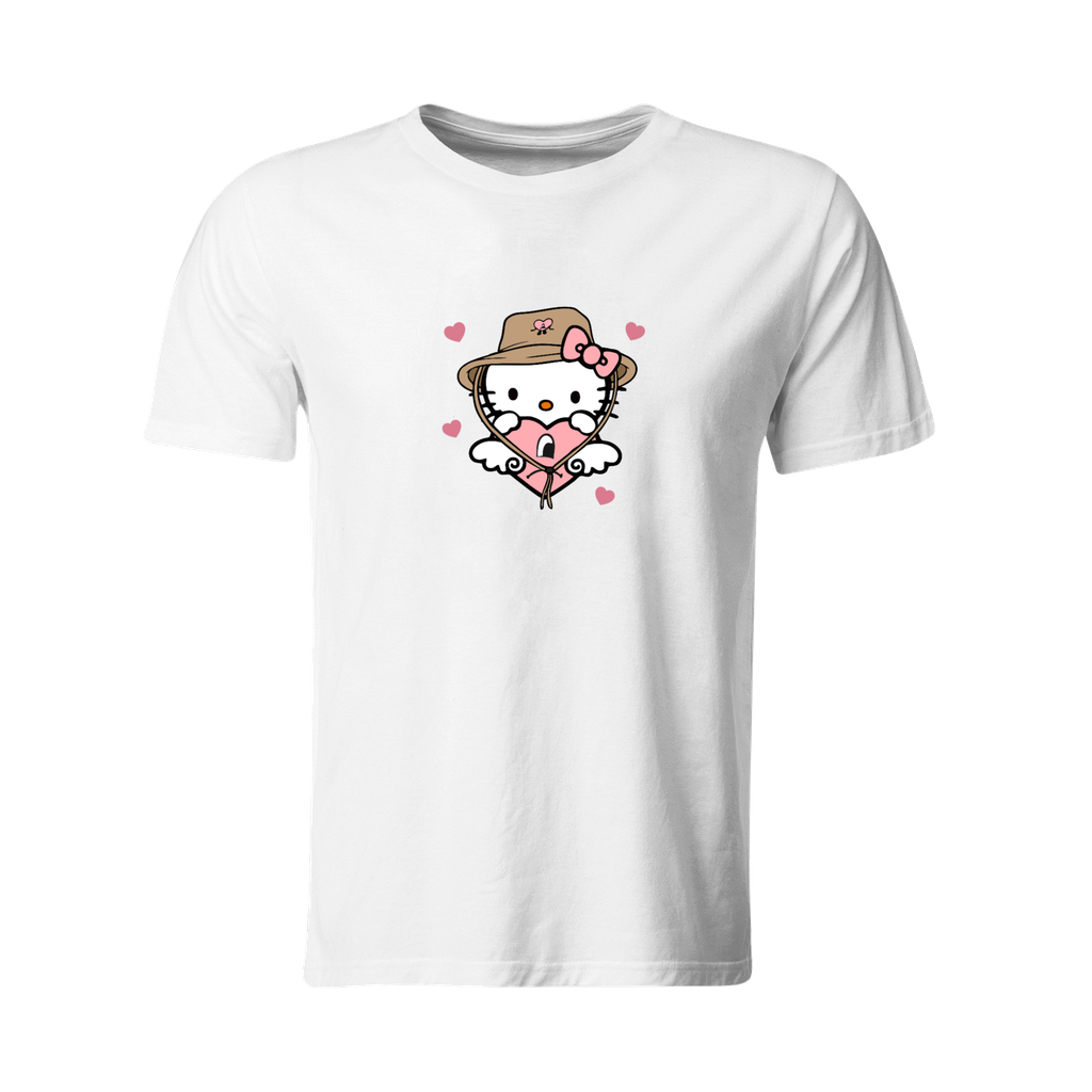 Playera Individual Lk332. San Valentín Bad Bunny Kitty Anim