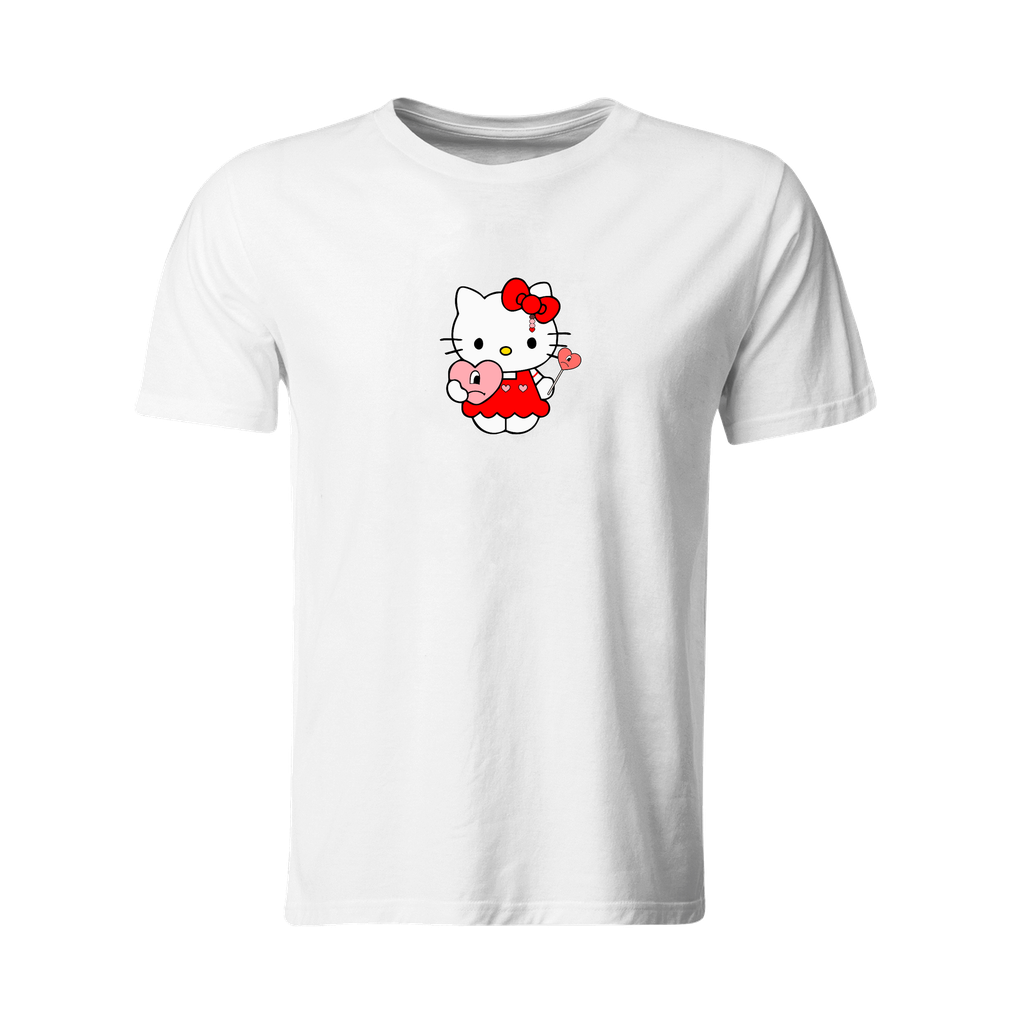 Playera Individual Lk333. San Valentín Bad Bunny Kitty Anim