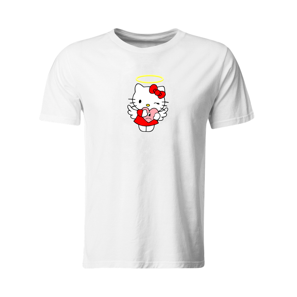 Playera Individual Lk334. San Valentín Bad Bunny Kitty Anim