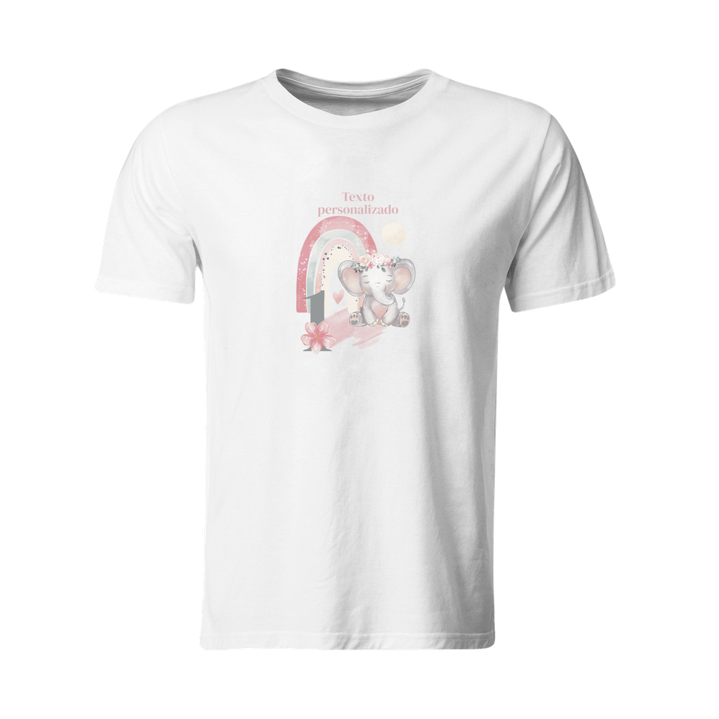 Playera Individual Lk345. Cumpleaños Personalizada Elefante