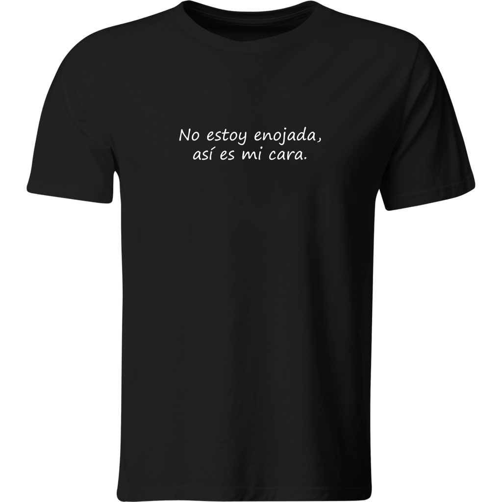 Playera Color Lk199. Frase No Estoy Enojada Así Es Mi Cara. Meme